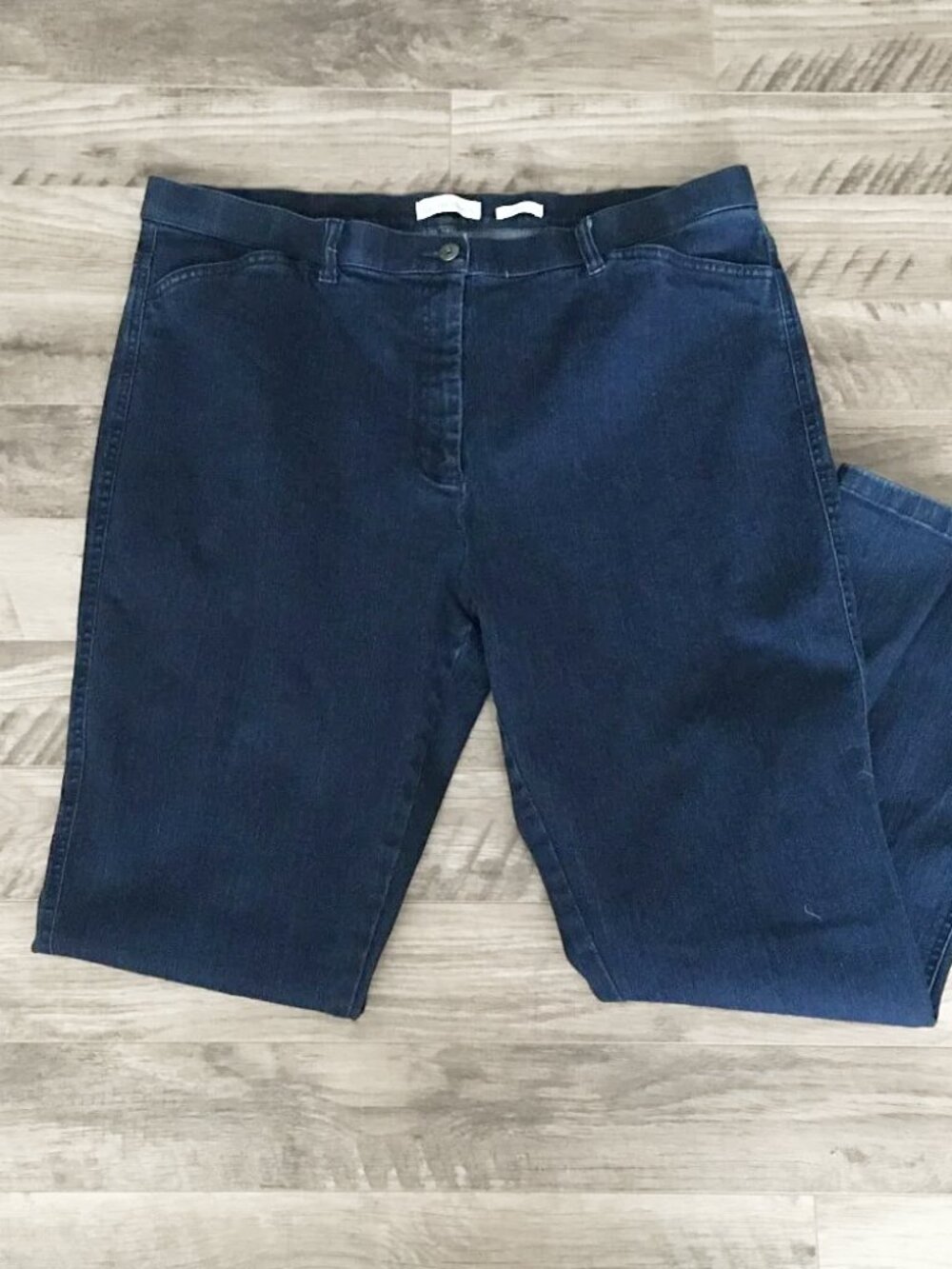 Northern Reflections Dark Blue Essential Slim Ankle Jeans Size 16
